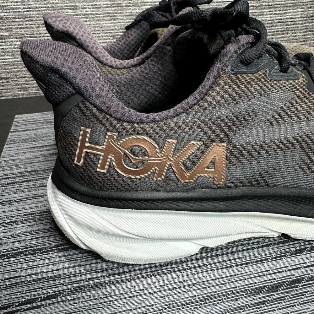 Hoka Clifton 9 Running Shoes Black Rose Gold 1132211 BRGL - Women's 9 B - Picture 9 of 16